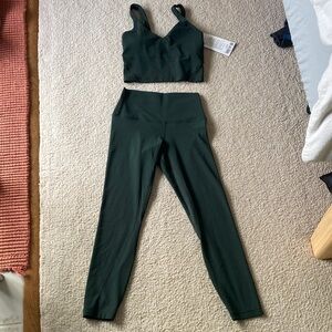 Lululemon align rainforest green set